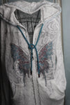 M8701 Multi Butterfly Hoodie